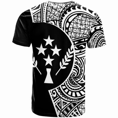 Kosrae T Shirt Kosrae Go Fishing Black Color