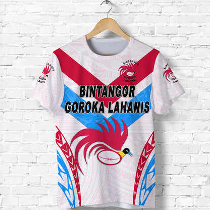 Papua New Guinea Bintangor Goroka Lahanis T Shirt Rugby Original Style - White