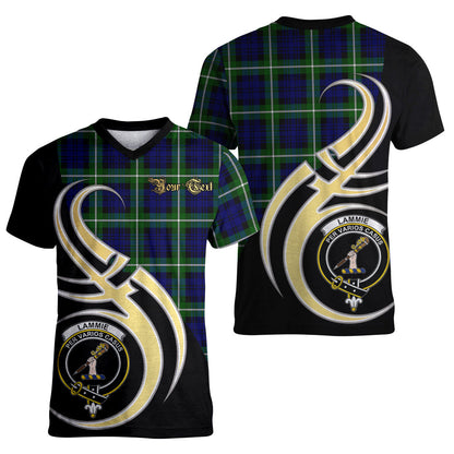 Printivon Lammie Tartan Crest Believe In Me T Shirt
