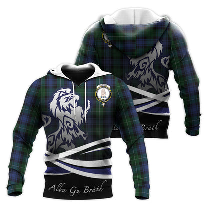 Printivon Lamont 2 Tartan Scottish Lion Hoodie