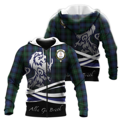 Printivon Lamont 2 Tartan Scottish Lion Hoodie