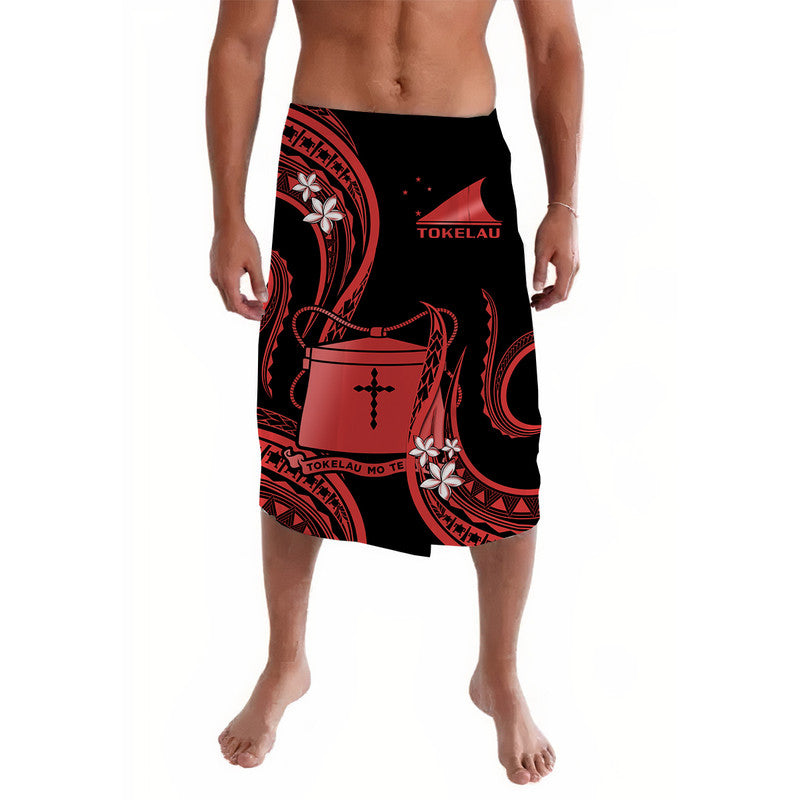 Tokelau Lavalava Tokelauan Tatau With Badge Red