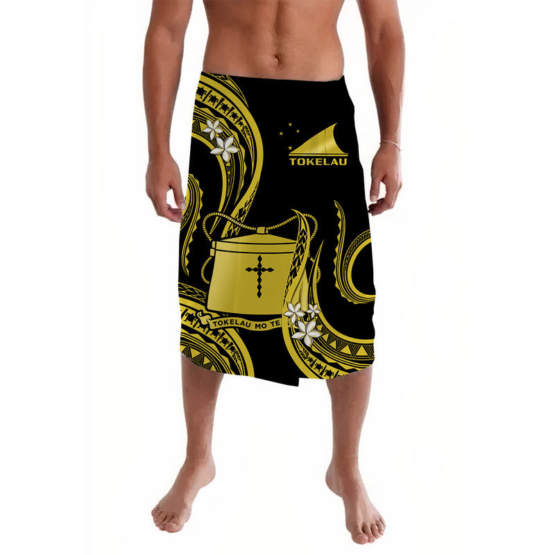 Tokelau Lavalava Tokelauan Tatau With Badge Yellow