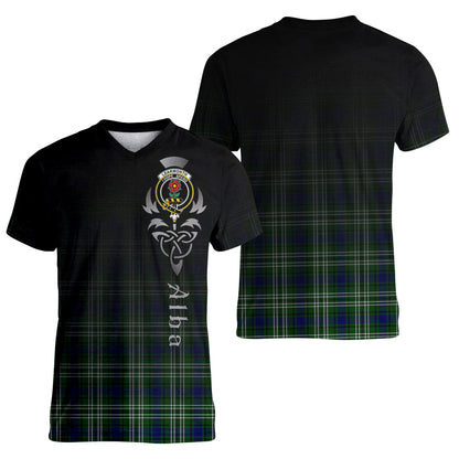 Printivon Learmonth Tartan Crest Alba Celtic T Shirt