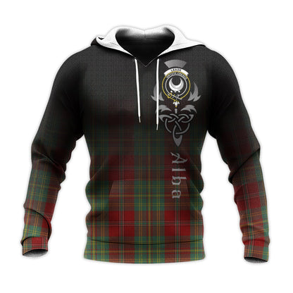 Printivon Leask Tartan Crest Alba Celtic Hoodie