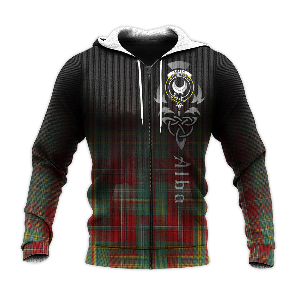 Printivon Leask Tartan Crest Alba Celtic Hoodie