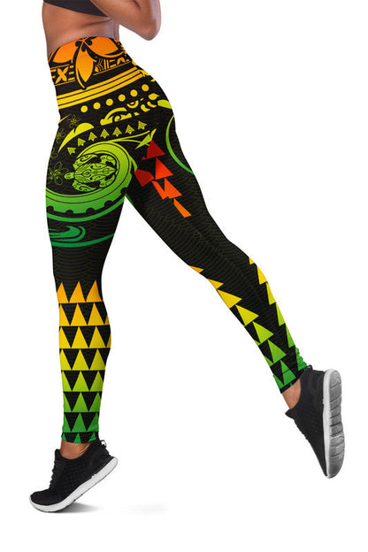 Kakau Hawaiian Polynesian Legging Reggae