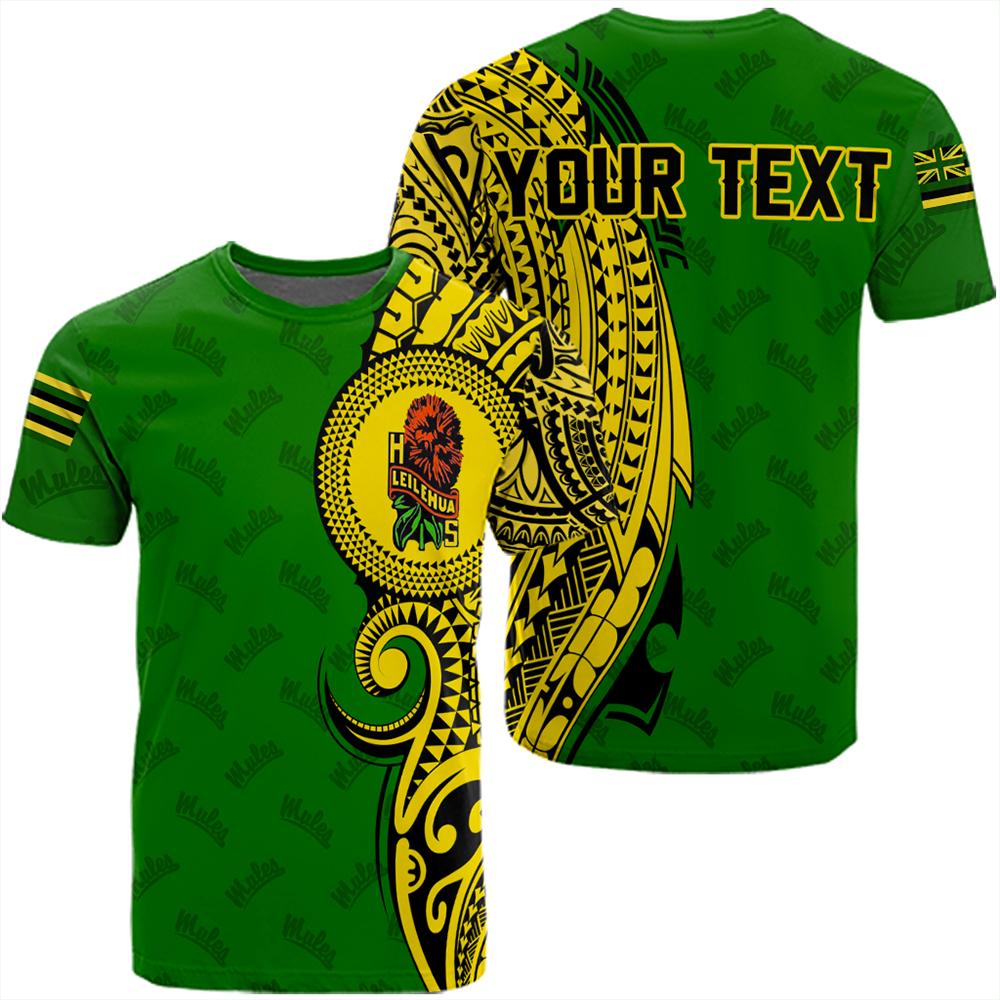 Personalized Hawaii - Leilehua High Tribal Kakau T-Shirt