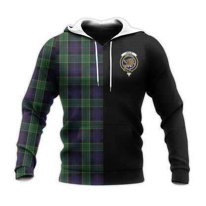 Printivon Leslie Hunting Tartan Personalize Half Hoodie