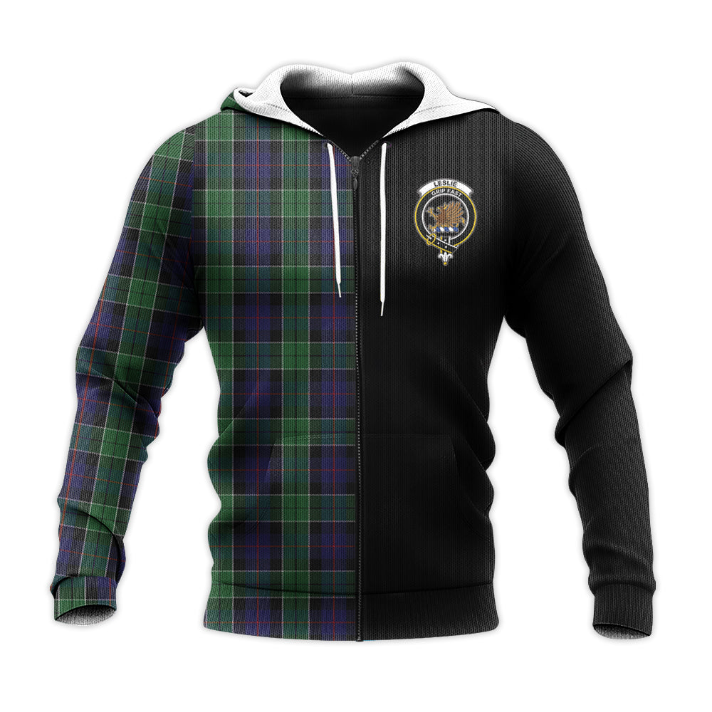 Printivon Leslie Hunting Tartan Personalize Half Hoodie