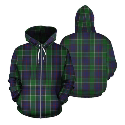 Printivon Leslie Hunting Tartan Hoodie