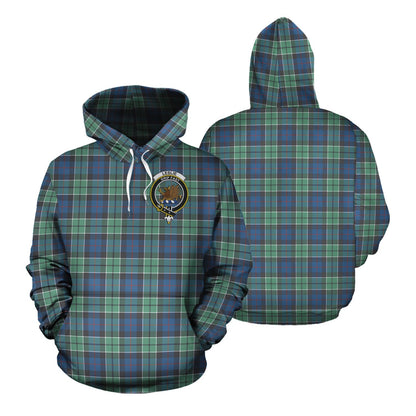 Printivon Leslie Hunting Ancient Tartan Hoodie