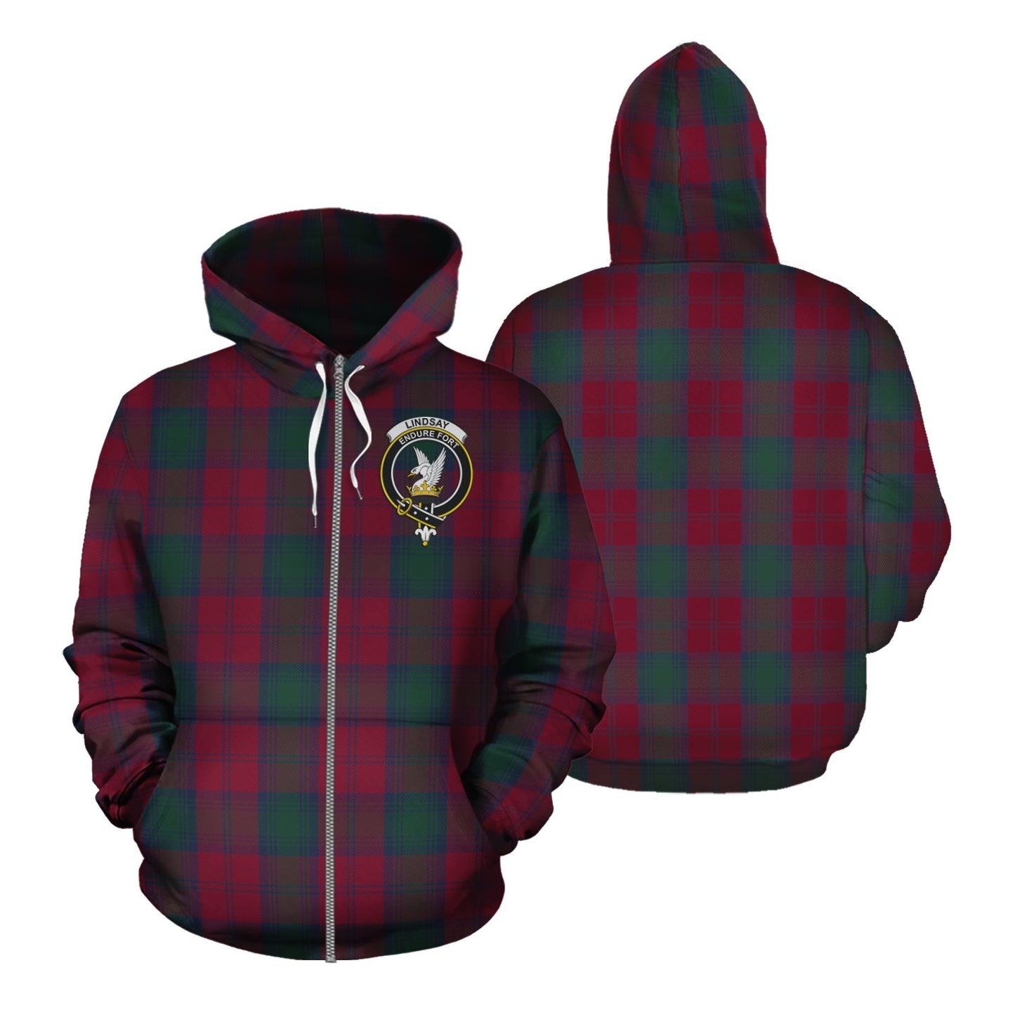 Printivon Lindsay Tartan Hoodie