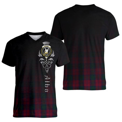 Printivon Lindsay Tartan Crest Alba Celtic T Shirt