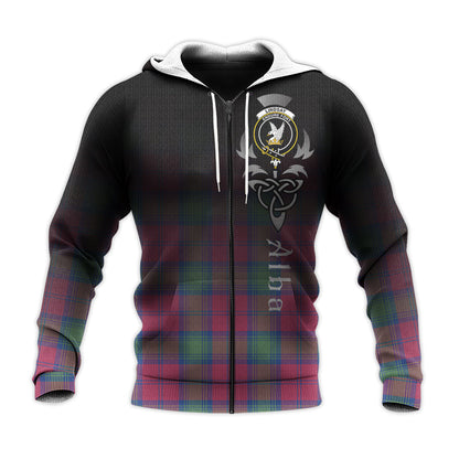 Printivon Lindsay Ancient Tartan Crest Alba Celtic Hoodie