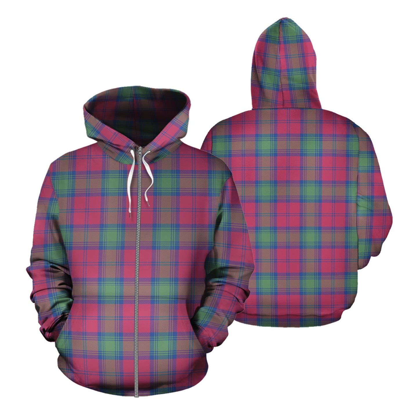 Printivon Lindsay Ancient Tartan Hoodie