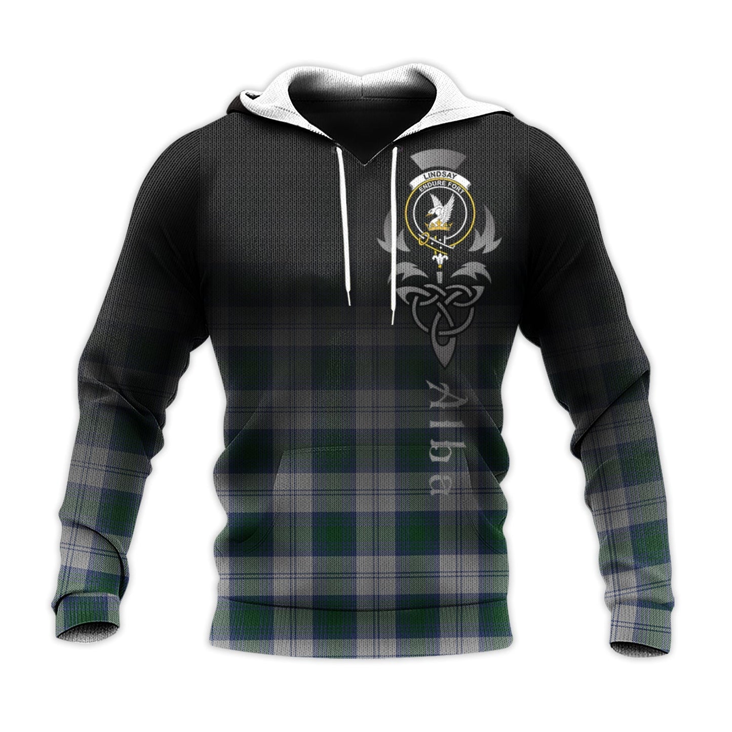 Printivon Lindsay Dress Tartan Crest Alba Celtic Hoodie