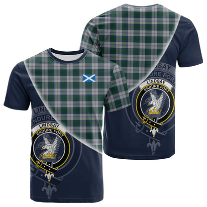 Printivon Lindsay Dress Tartan Scottish Crest T Shirt