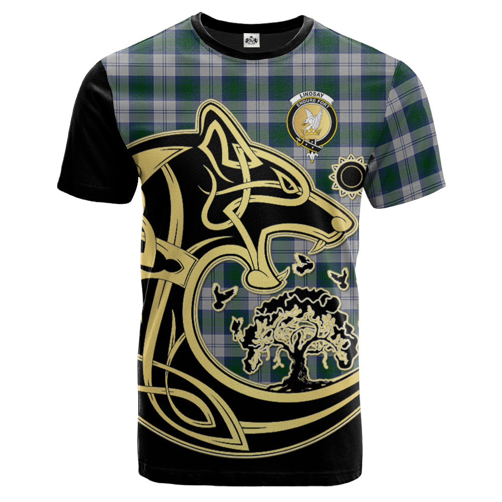 Printivon Lindsay Dress Crest Celtic Wolf Tartan T Shirt Custom Your Text