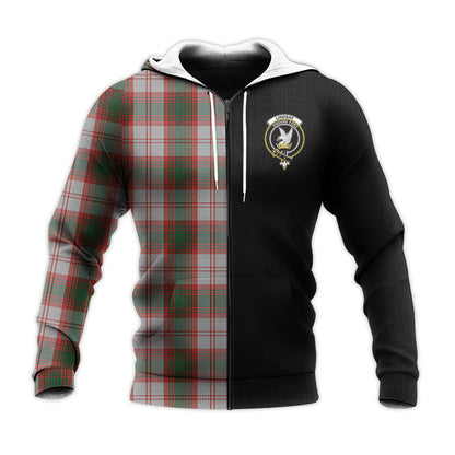 Printivon Lindsay Dress Red Tartan Personalize Half Hoodie