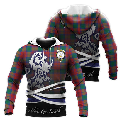 Printivon Lindsay Modern Tartan Scottish Lion Hoodie