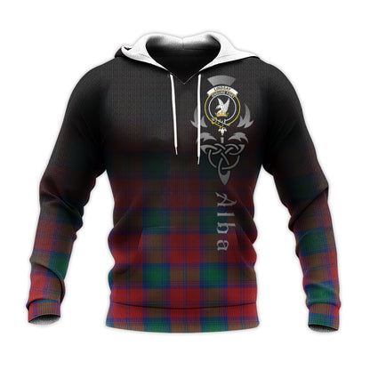 Printivon Lindsay Modern Tartan Crest Alba Celtic Hoodie