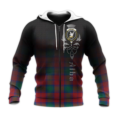 Printivon Lindsay Modern Tartan Crest Alba Celtic Hoodie