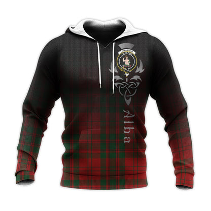 Printivon Livingston Tartan Crest Alba Celtic Hoodie
