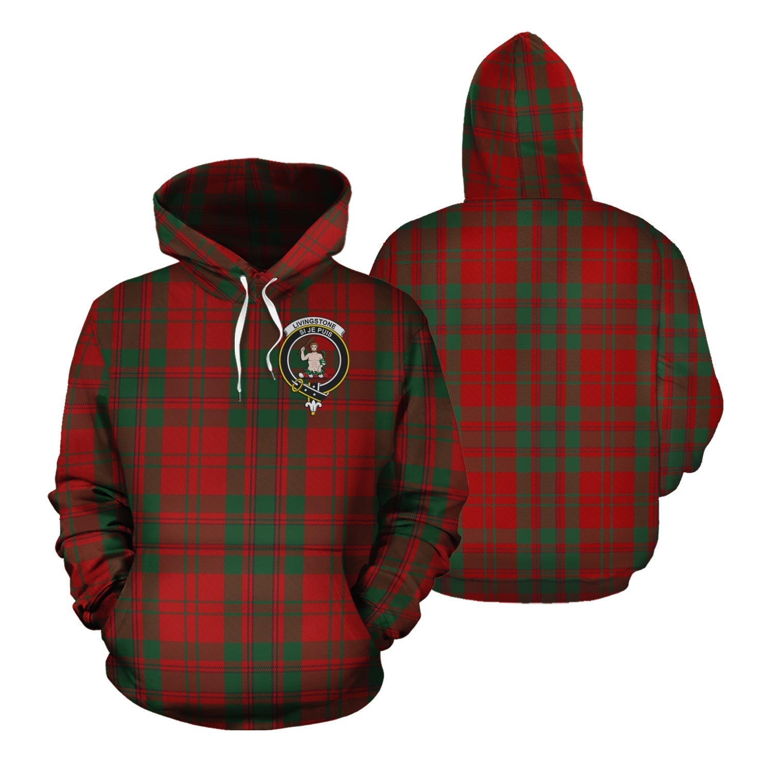 Printivon Livingston Tartan Hoodie