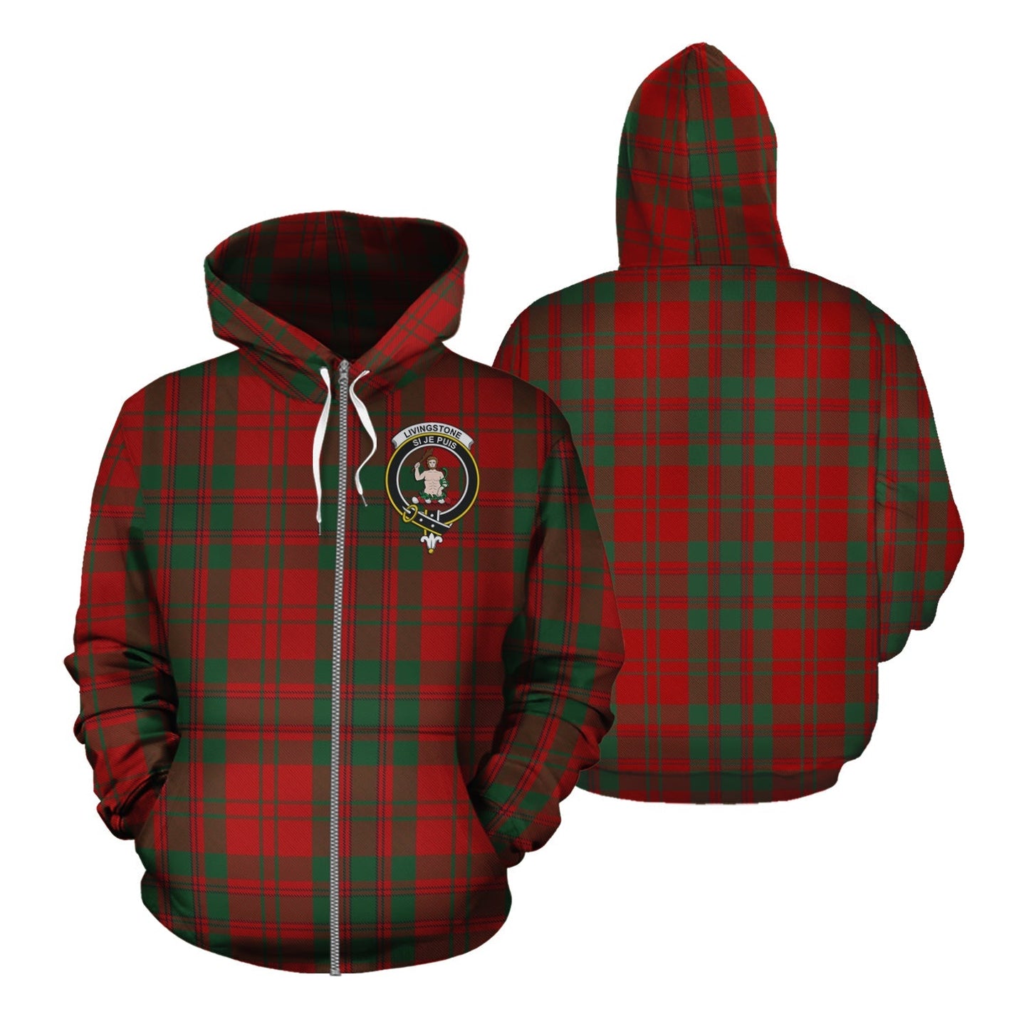 Printivon Livingston Tartan Hoodie