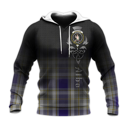 Printivon Livingston Dress Tartan Crest Alba Celtic Hoodie