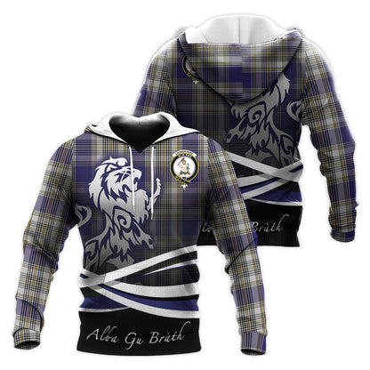 Printivon Livingston Dress Tartan Scottish Lion Hoodie