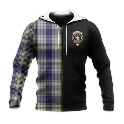 Printivon Livingston Dress Tartan Personalize Half Hoodie