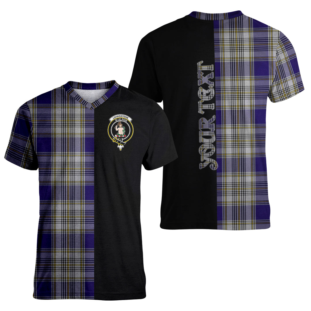 Printivon Livingston Dress Tartan Personalize Half T shirt