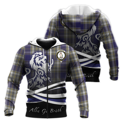 Printivon Livingston Dress Tartan Scottish Lion Hoodie