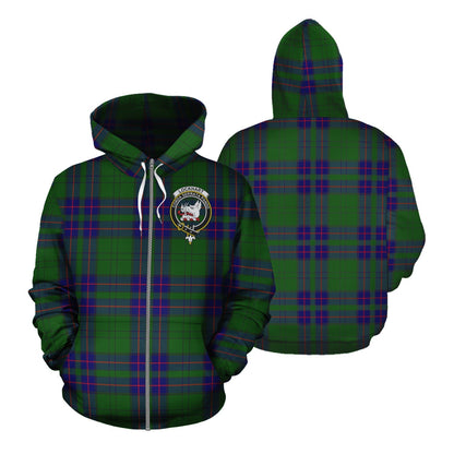 Printivon Lockhart Modern Tartan Hoodie
