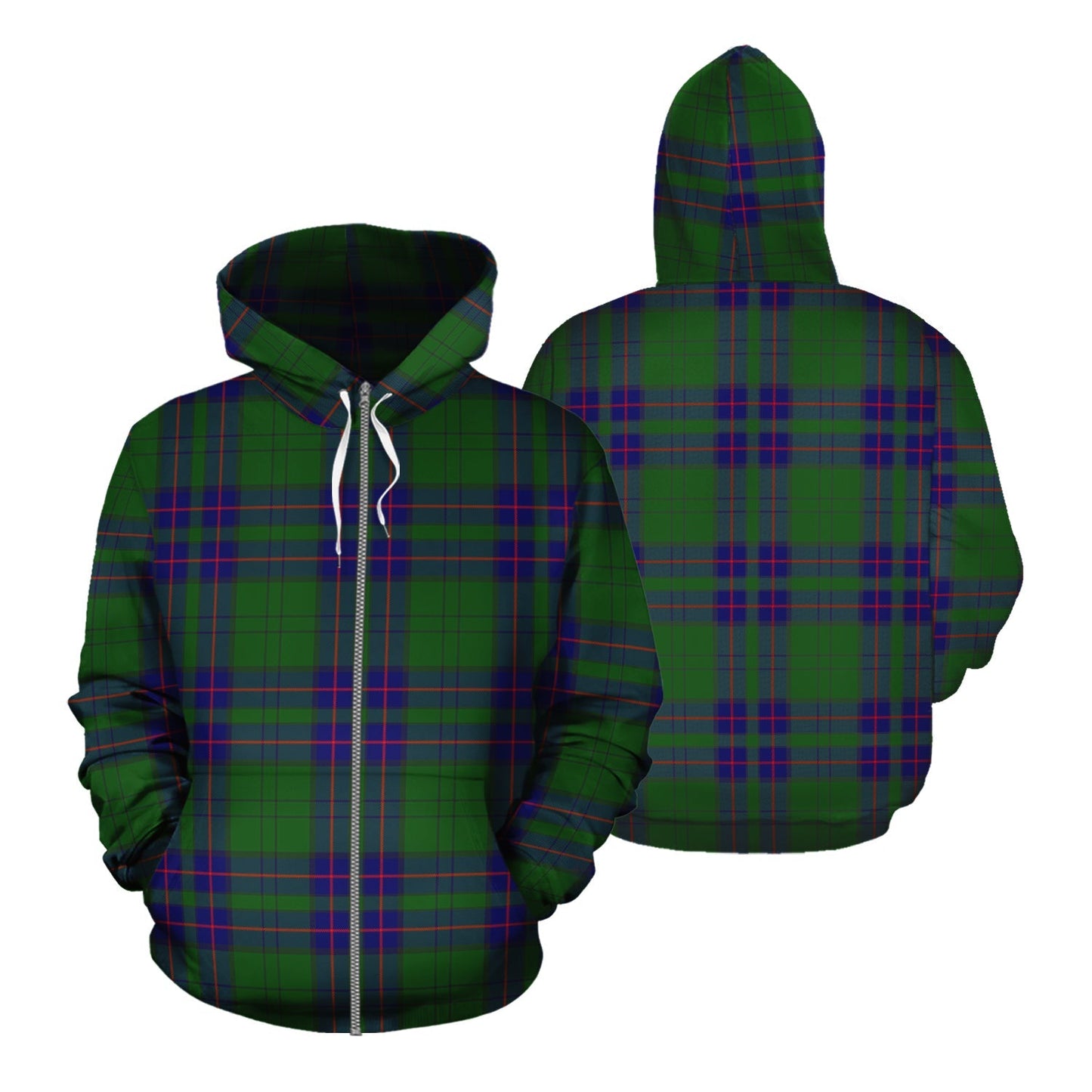 Printivon Lockhart Modern Tartan Hoodie