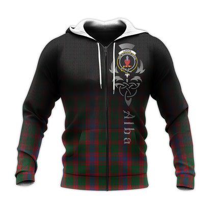 Printivon Logan Tartan Crest Alba Celtic Hoodie
