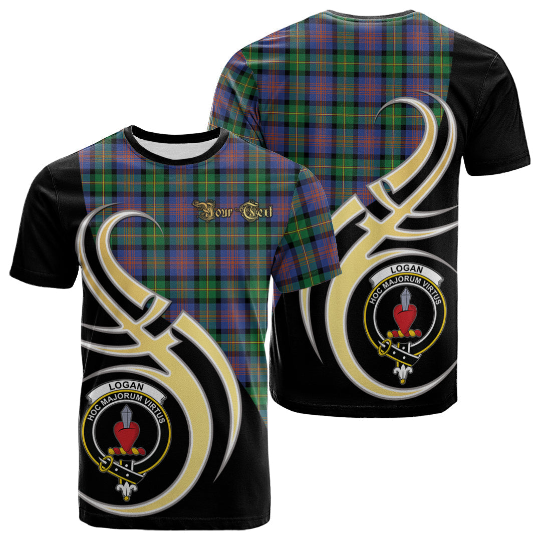 Printivon Logan Ancient Tartan Crest Believe In Me T Shirt