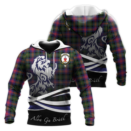 Printivon Logan Modern Tartan Scottish Lion Hoodie