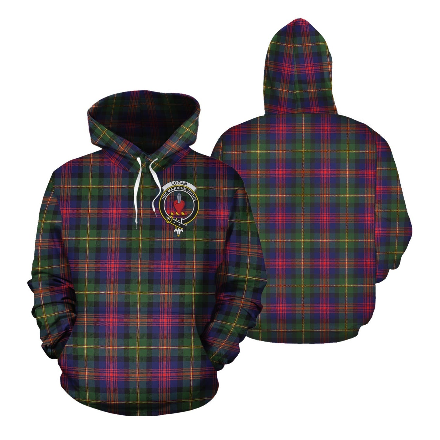 Printivon Logan Modern Tartan Hoodie