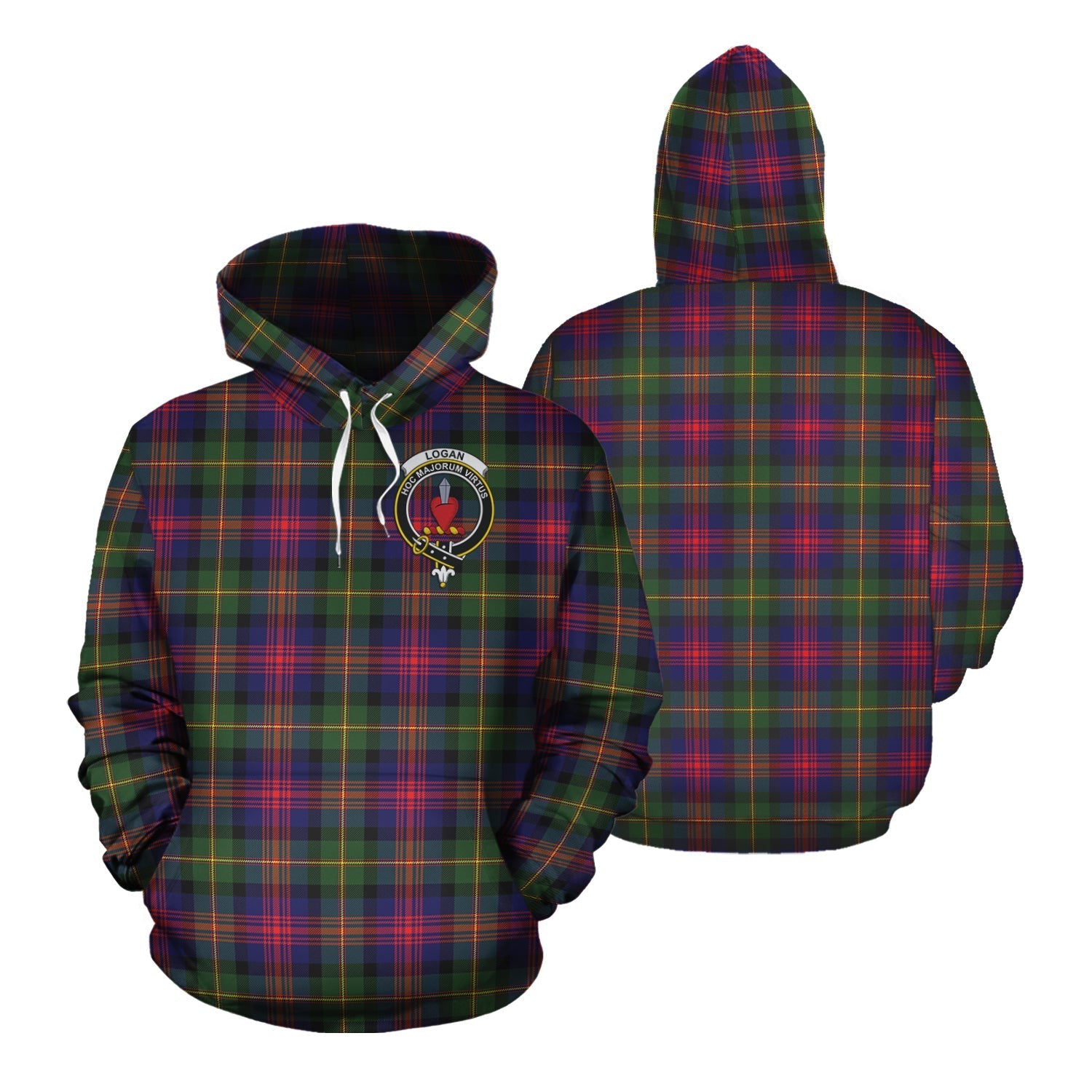 Printivon Logan Modern Tartan Hoodie