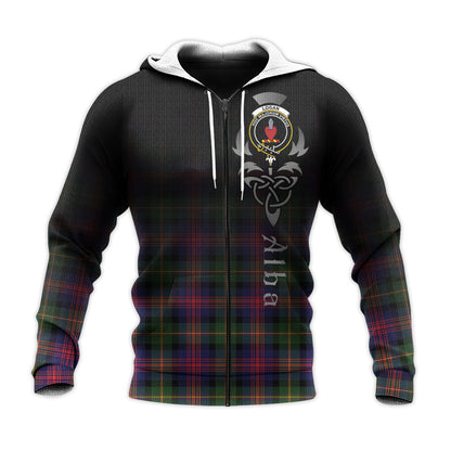 Printivon Logan Modern Tartan Crest Alba Celtic Hoodie