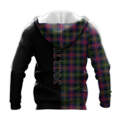 Printivon Logan Modern Tartan Personalize Half Hoodie
