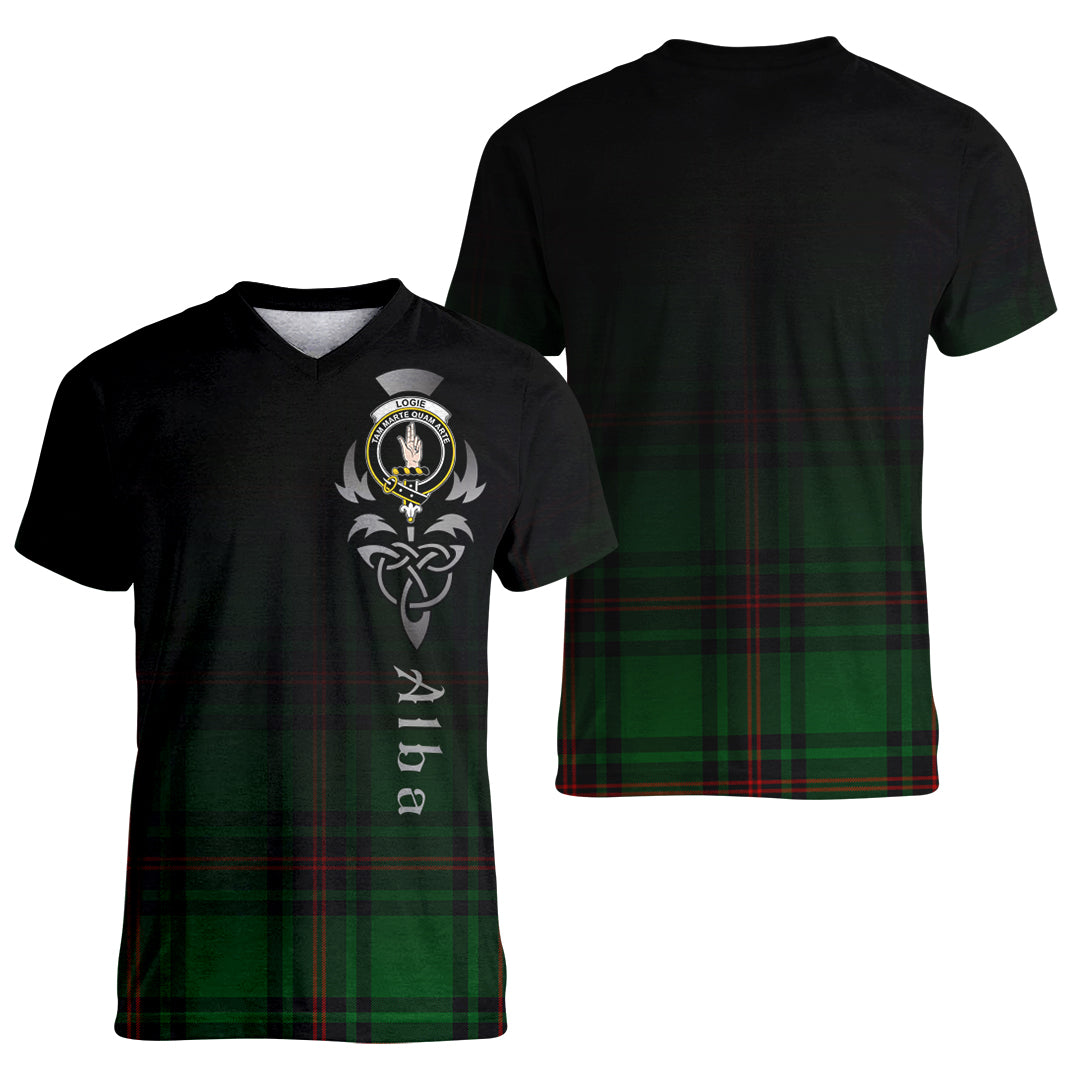 Printivon Logie Tartan Crest Alba Celtic T Shirt