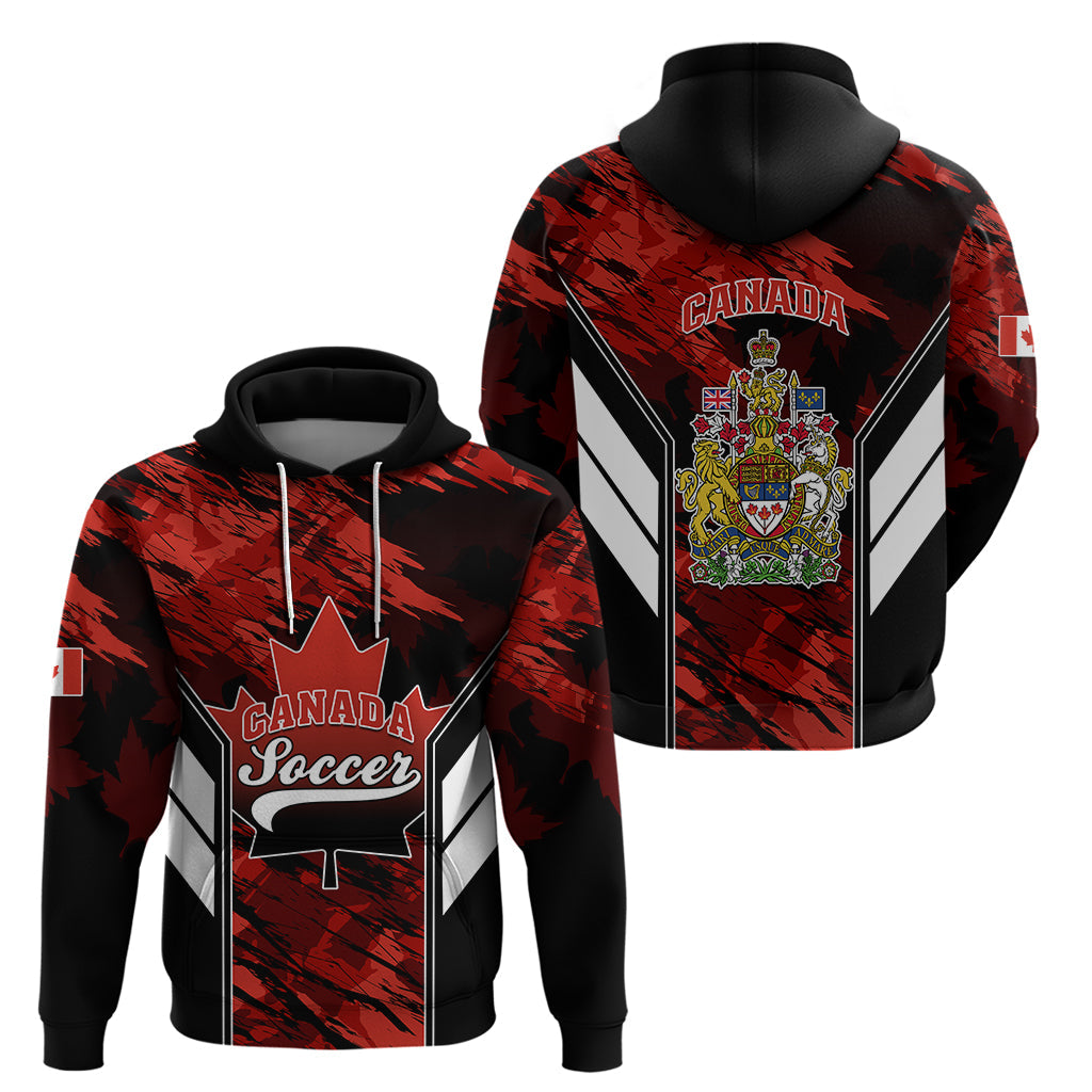 Canada Soccer Hoodie Canadian Maple Sporty Style