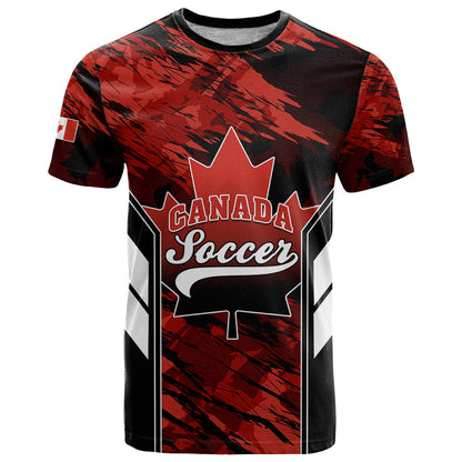 Canada Soccer T Shirt Canadian Maple Sporty Style