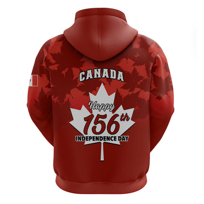 1 July Canada Independence Day Hoodie Canadian Maple Leaf Happy 156Th Anniversary