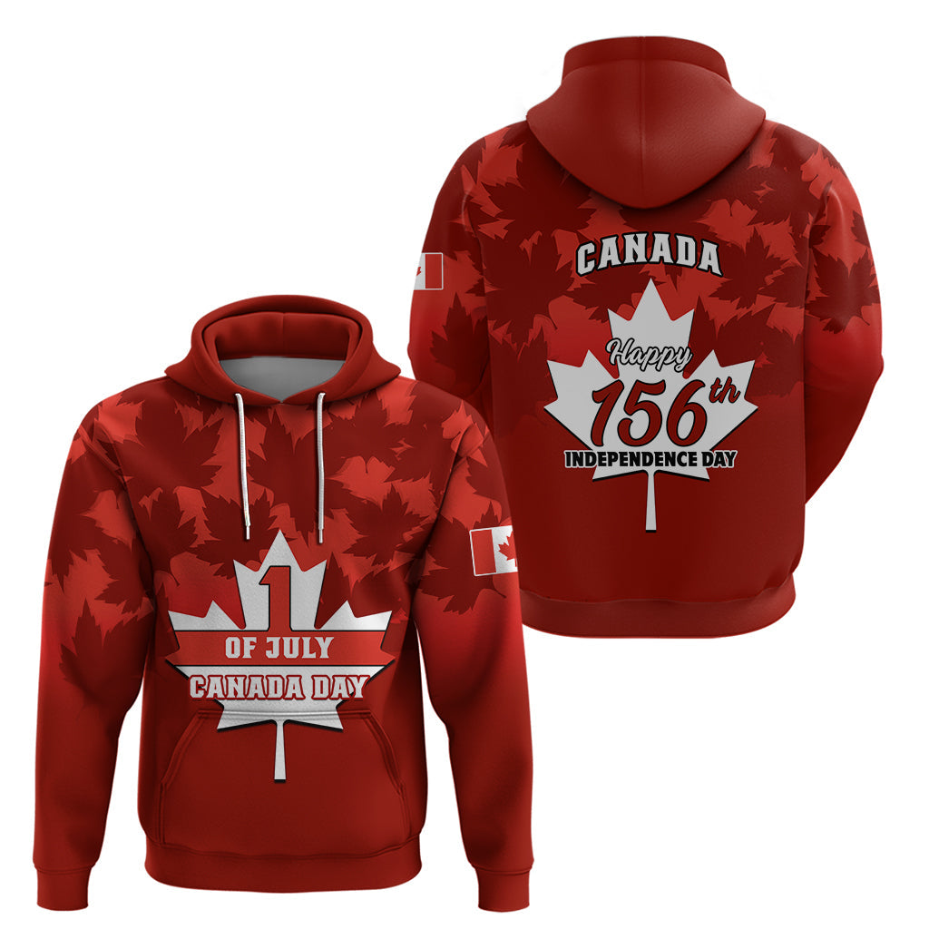 1 July Canada Independence Day Hoodie Canadian Maple Leaf Happy 156Th Anniversary