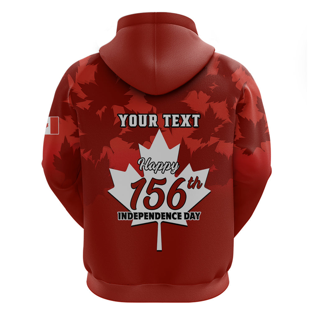 Custom 1 July Canada Independence Day Hoodie Canadian Maple Leaf Happy 156Th Anniversary